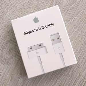 Apple 30 Pin to USB Cable for iPhone, iPad, iPod - Genuine Sealed